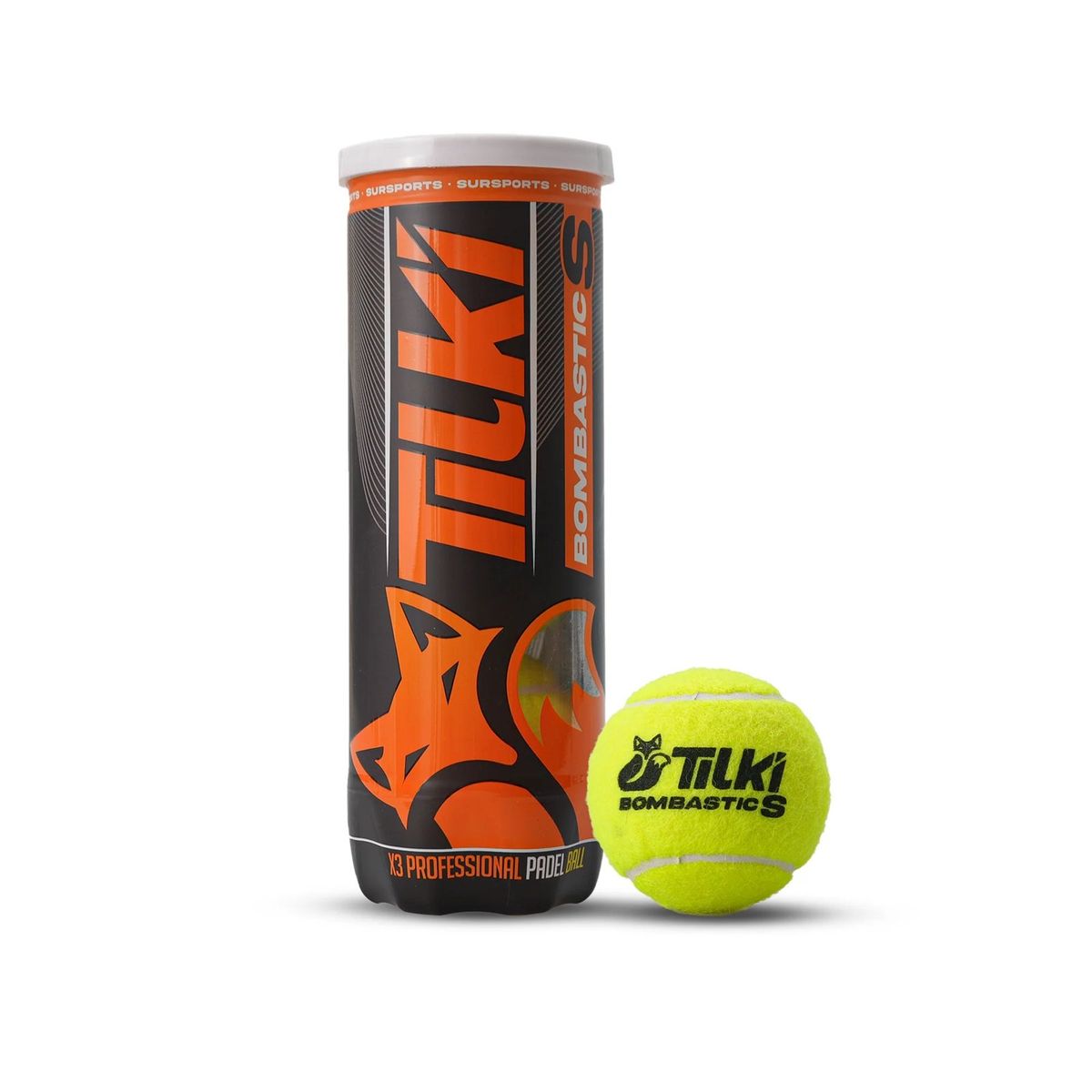 GENERICO - Caja de Pelotas Tilki Padel Bombastic S X3 - 24 Tarros