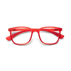 B+D - Lentes Graduados Presbicia Filtro Azul B + D Max Matt Red Dioptría 2.00
