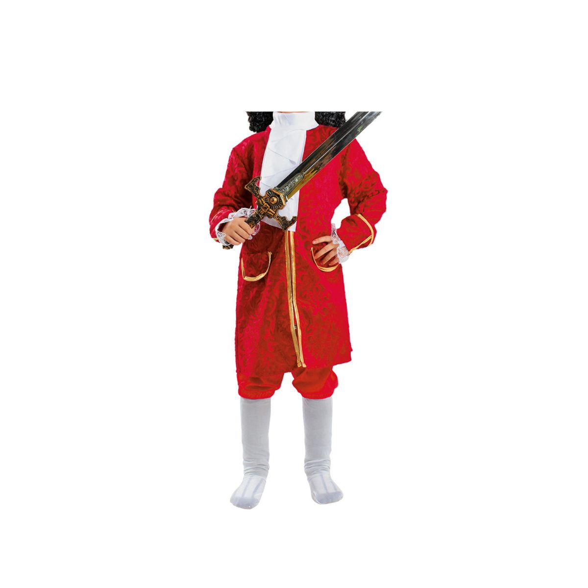 GENERICO - Disfraz Capitán Garfio Para Niños talla 5-6años