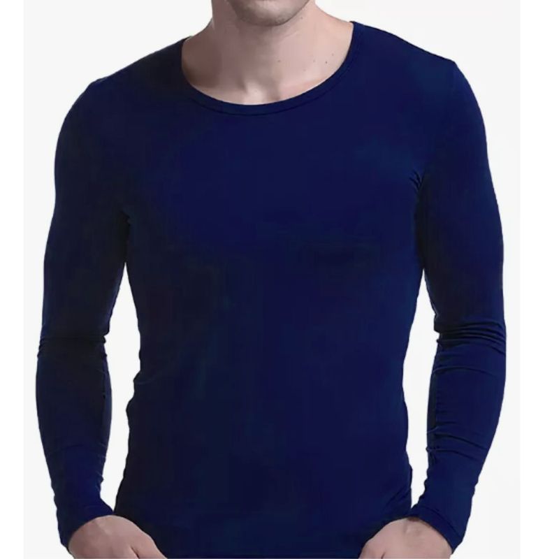 MPROPIA - Camiseta Hombre Manga Larga Cuello Polo Fibra Bambu 2739