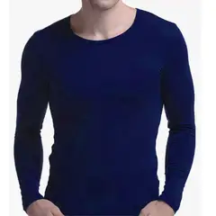 LIKE SHOP - Camiseta Hombre Manga Larga Cuello Polo Fibra Bambu 2739