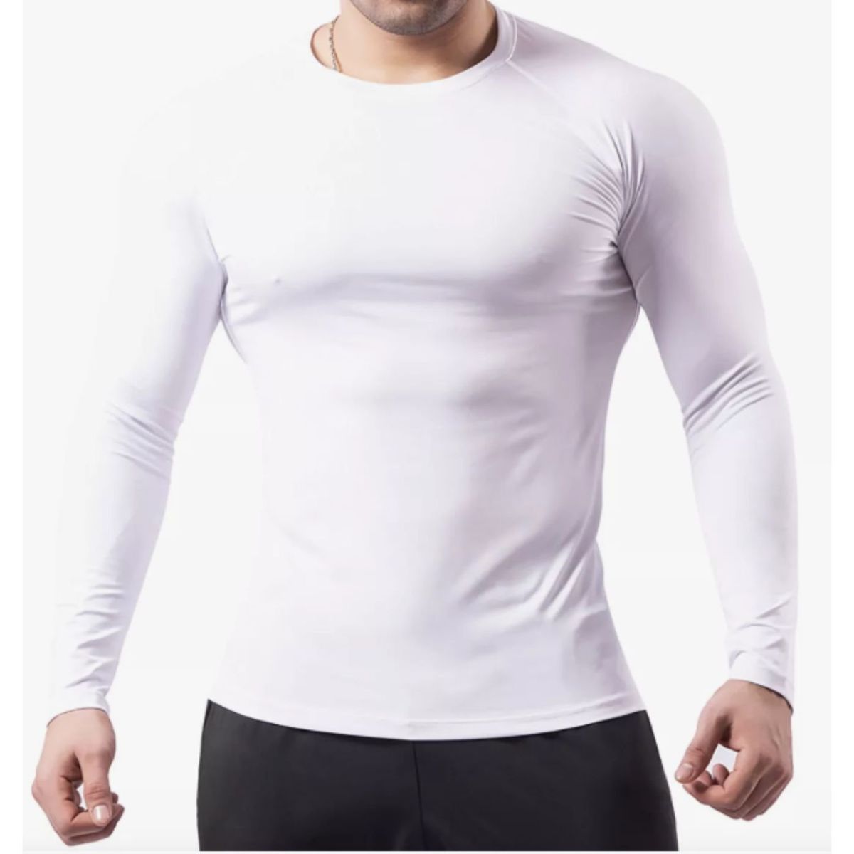 LIKE SHOP - Camiseta Hombre Manga Larga Cuello Polo Fibra Bambu 2739