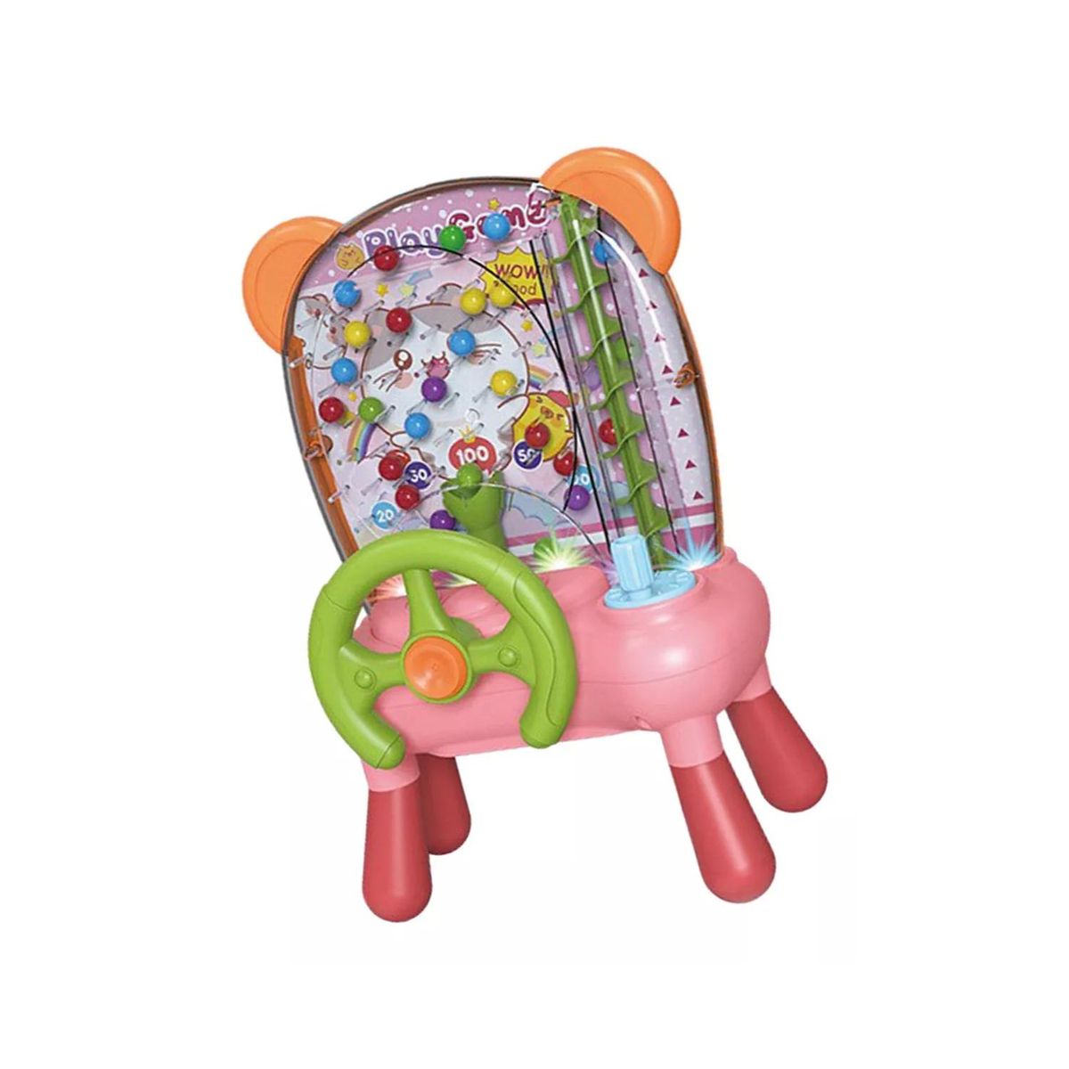 GENERICO - Juguete Maquina Atrapa Pelota Infantil Rosado 31x21x13cm