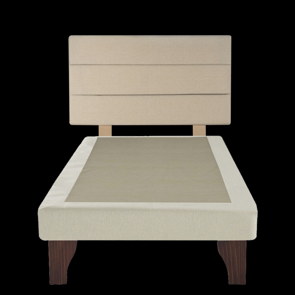 GAEX - BASE CON RESPALDO 1 PLAZA 90X190 CM