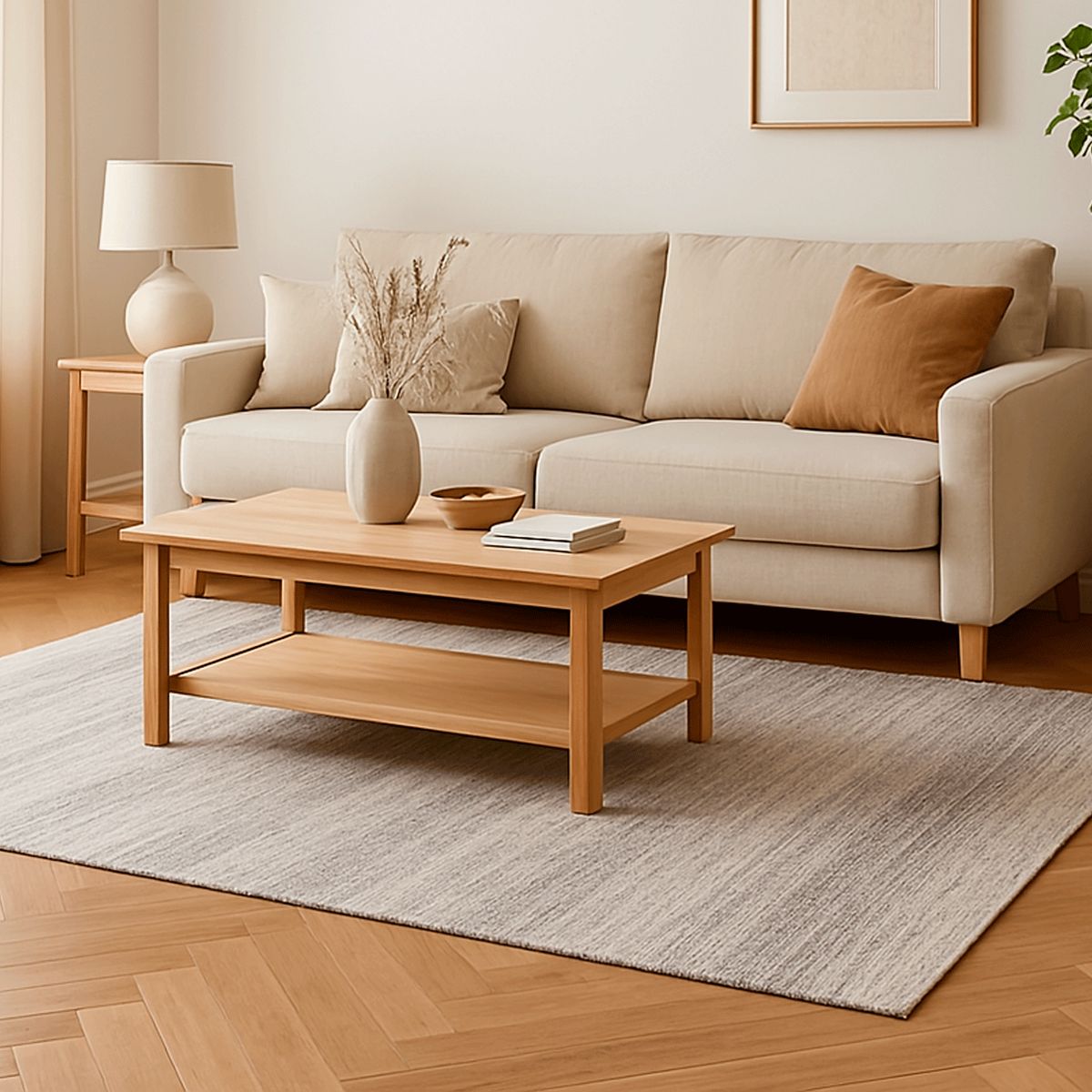 BAZHARS - ALFOMBRA BAZHARS 160X230 CM AM NATURAL DHURRIE TDN