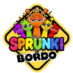 TODO CALZA2 - Letrero Adhesivo Bebé A Bordo Sprunki Diseños Anci Studio
