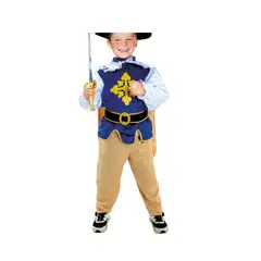 GENERICO - Disfraz Mosquetero Para Niños talla 3-4años