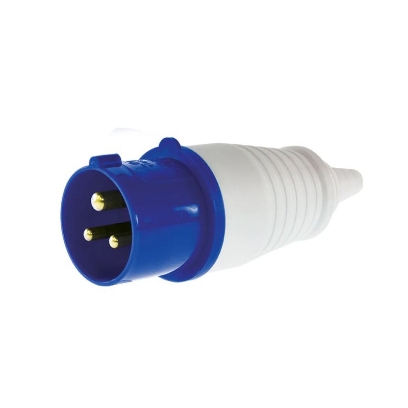 GENERICO - Enchufe Macho Volante 16a 2p+t 220v Ip44
