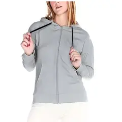 MPROPIA - Poleron Mujer Invierno Forro Polar Elasticado Cierre Capucha A1723
