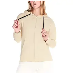 MPROPIA - Poleron Mujer Invierno Forro Polar Elasticado Cierre Capucha A1723