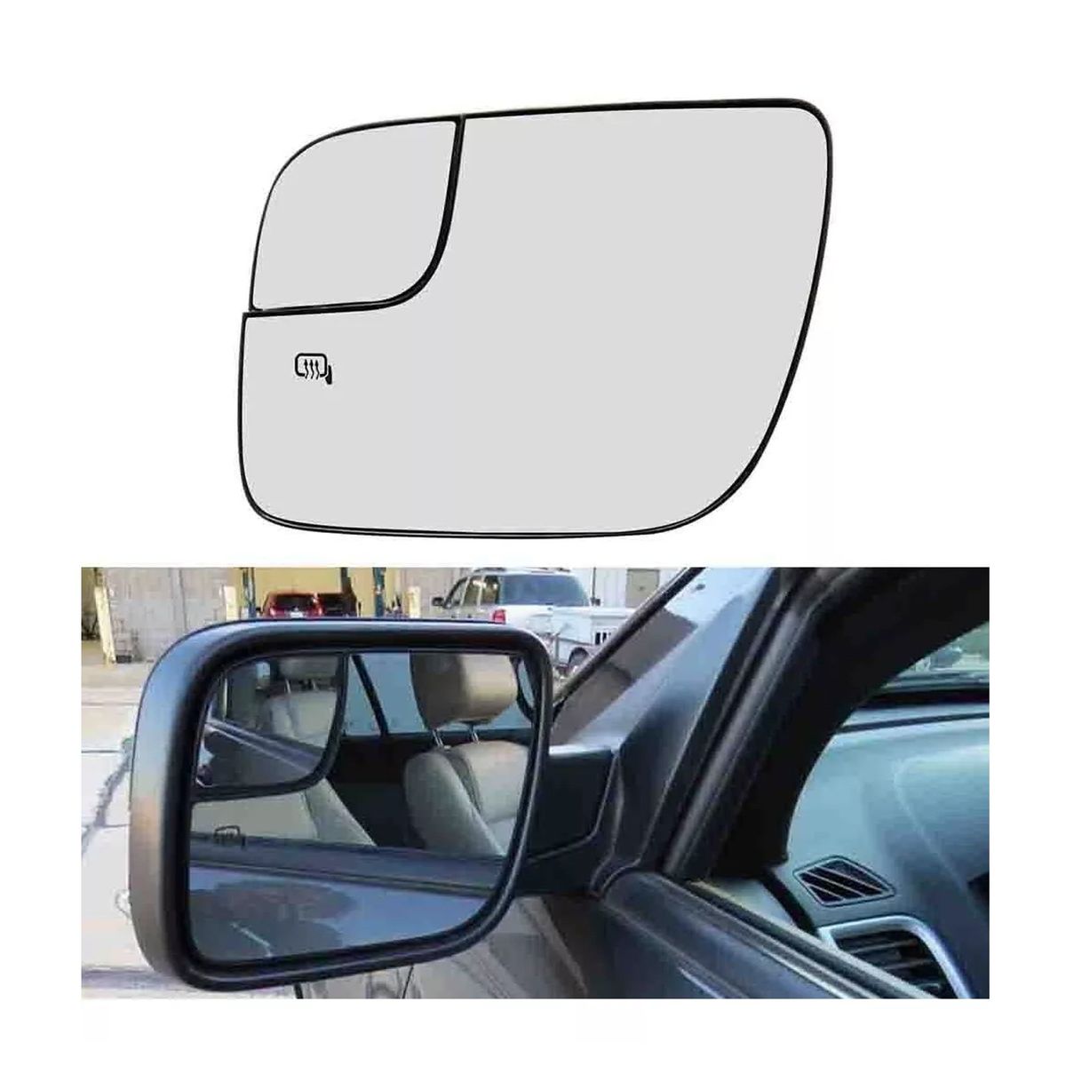 FORD - Luneta Retrovisor Para Ford Explorer Lado Chofer 2011-2020