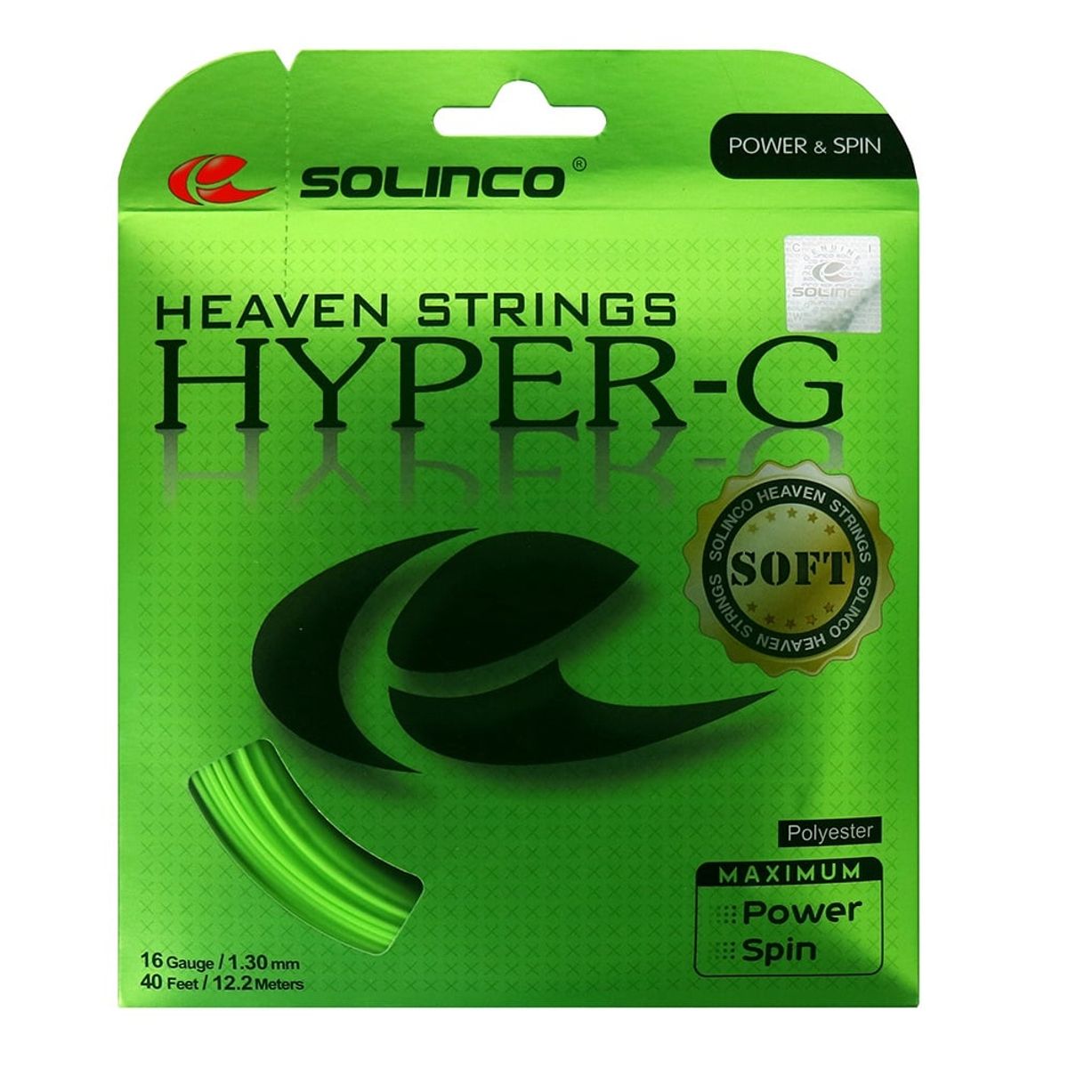 GENERICO - Cuerda Solinco Hyper G Soft 1.30 - 12m