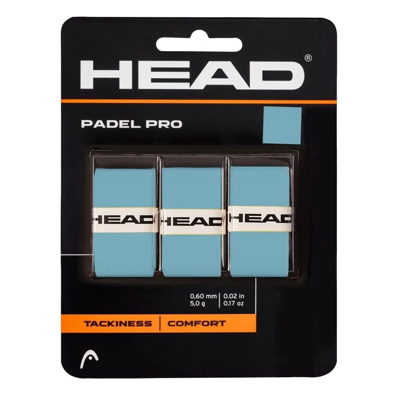 HEAD - Overgrip Head Padel Pro Azul X3