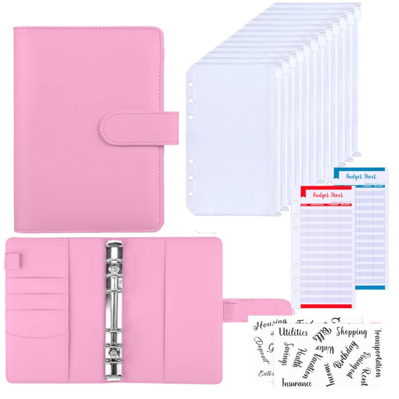 GENERICO - Budget Binder Carpeta Organizadora A6 De Dinero Para Ahorro