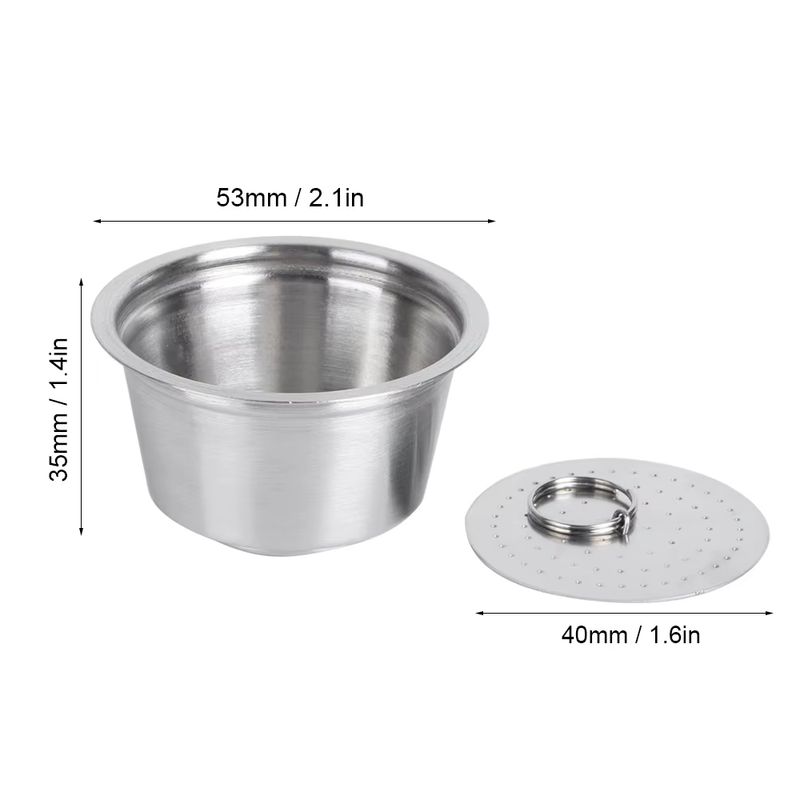 OEM - Capsula Dolce Gusto Reutilizable Acero Inoxidable