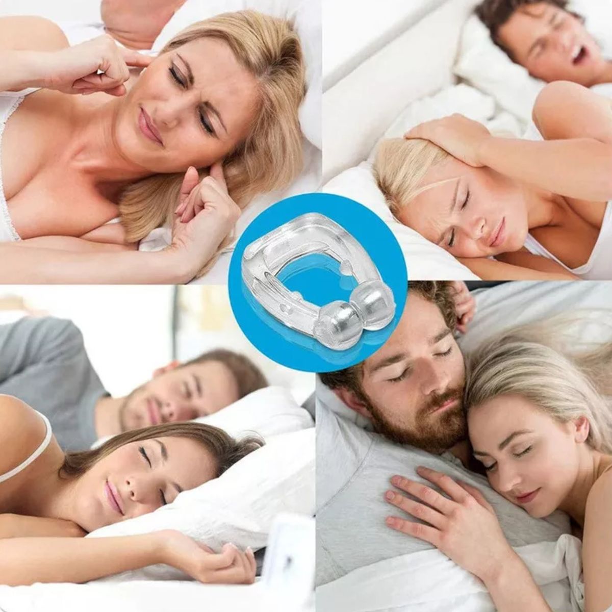 MOVI - Antirronquido - Clip Nasal Antirronquido Respira mejor duerme mejor