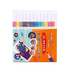 MOTARRO - Set De 24 Plumones Acrílicos Para Toda Superficie