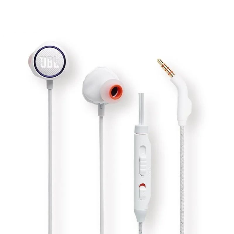 JBL - Audífonos JBL Quantum 50 Cable Gaming Control- Blanco