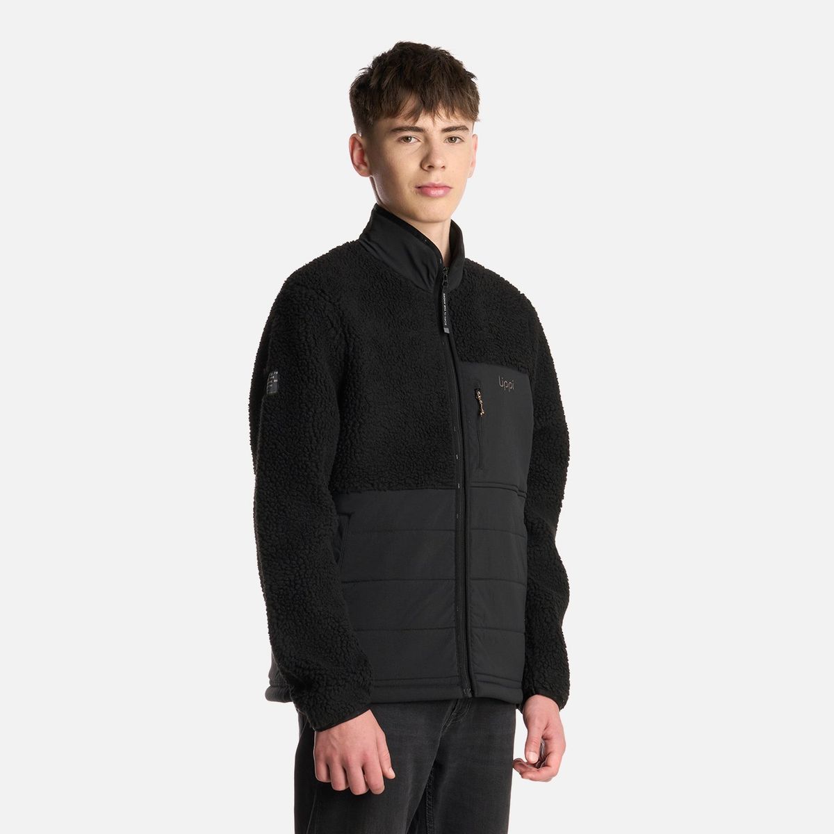 LIPPI - Polar Teen Boy Glaciar Sherpa-pro Jacket Negro Lippi