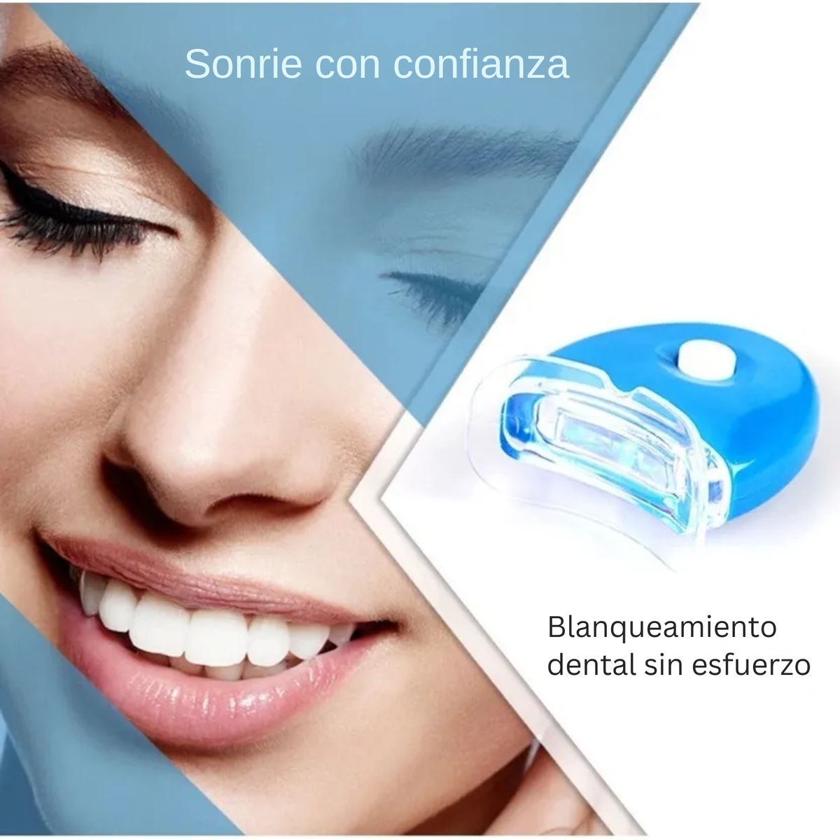 MOVI - Blanqueador Dental White Light -Sonrisa Perfecta con Luz Led