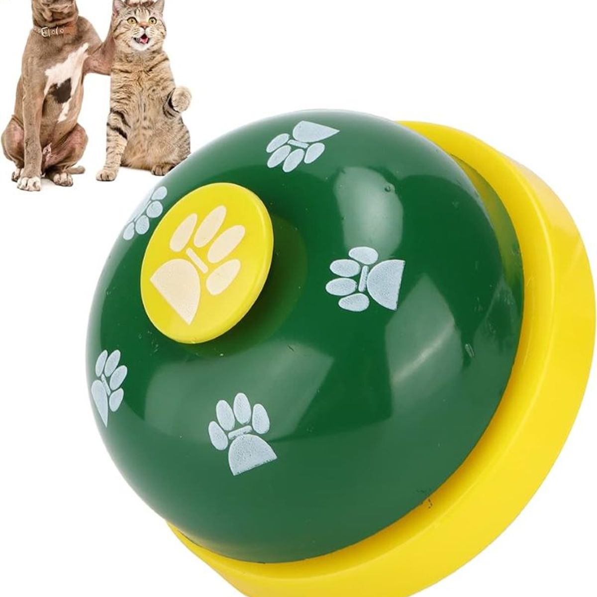 METALFER - Campana De Entrenamiento Para Mascotas Perros Gatos Verde
