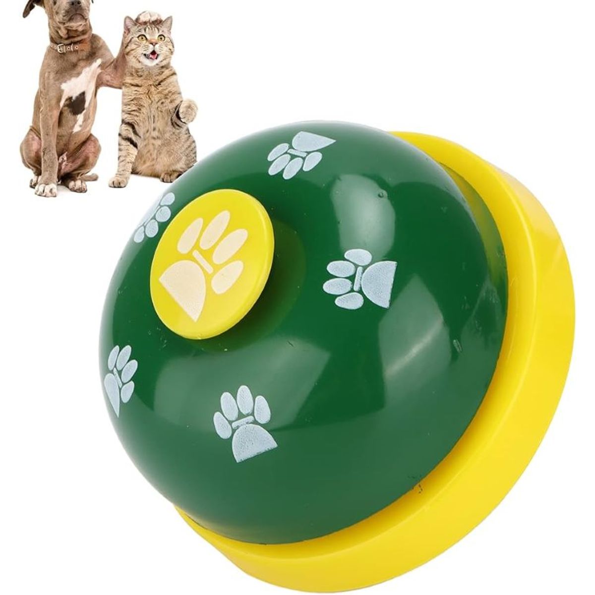 METALFER - Campana De Entrenamiento Para Mascotas Perros Gatos Verde
