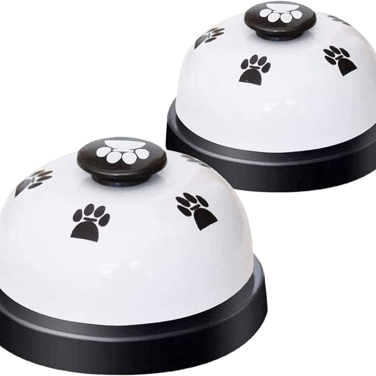 METALFER - Campana De Entrenamiento Para Mascotas Perros Gatos BLANCA