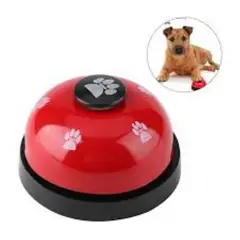 METALFER - Campana De Entrenamiento Para Mascotas Perros Gatos ROJO