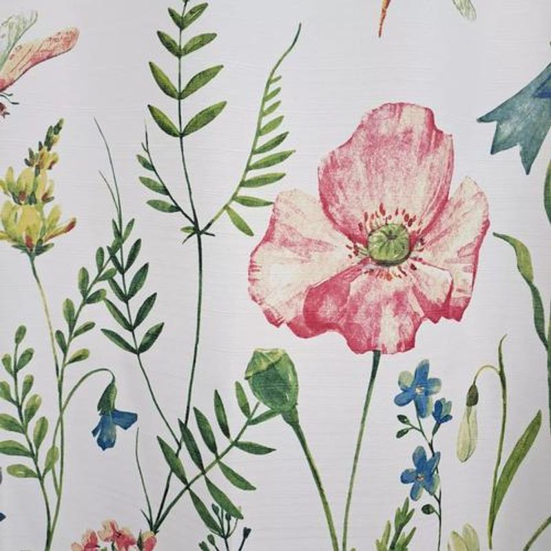 GENERICO - Cortina de baño estampada con forro 180x180 cm multicolor