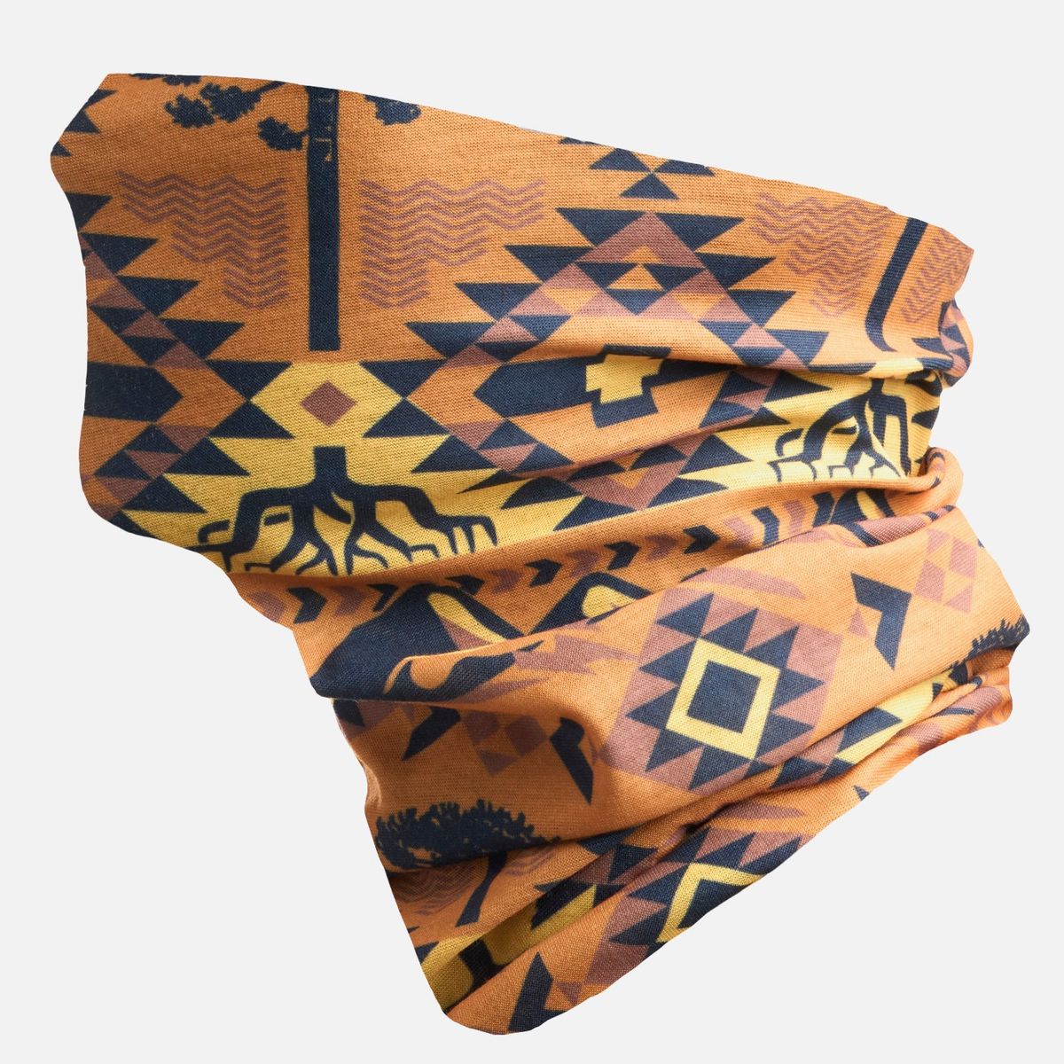 HAKA HONU - Bandana Araucaria Print Mostaza Haka Honu