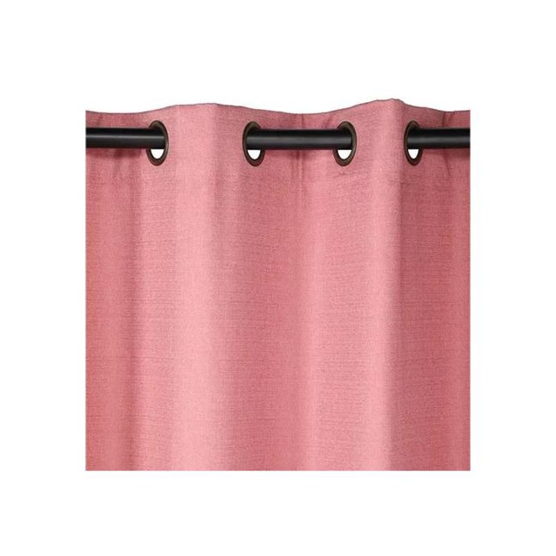 GENERICO - Set blackout 2 piezas térmico textura 140x220 cm rosa