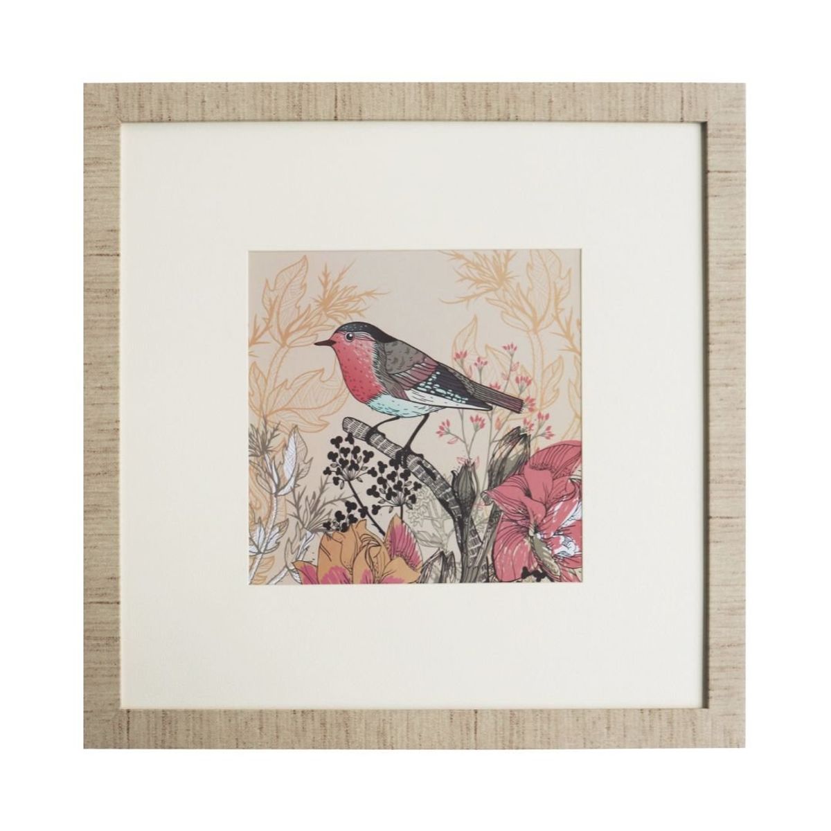 RONDA - Cuadro de pajarito 50x50 6