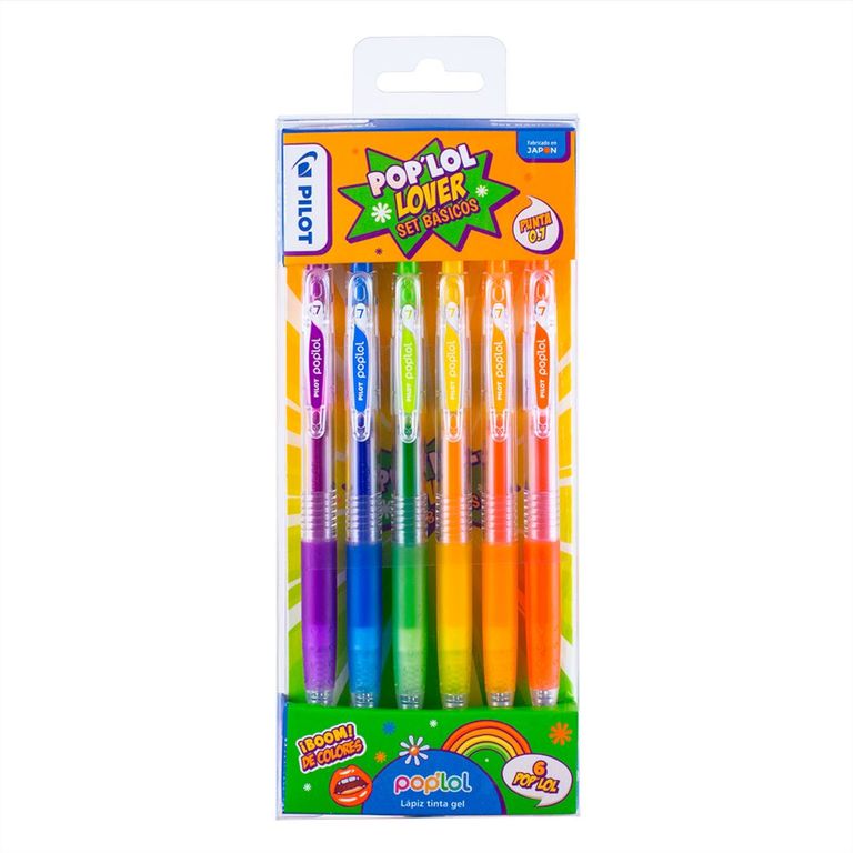 Pop'Lol Gel Basicos 6 Colores