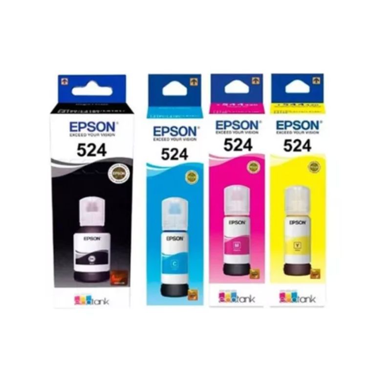 EPSON - PACK 4 TINTAS EPSON ORIGINAL T524 L6490 L15150 L15160