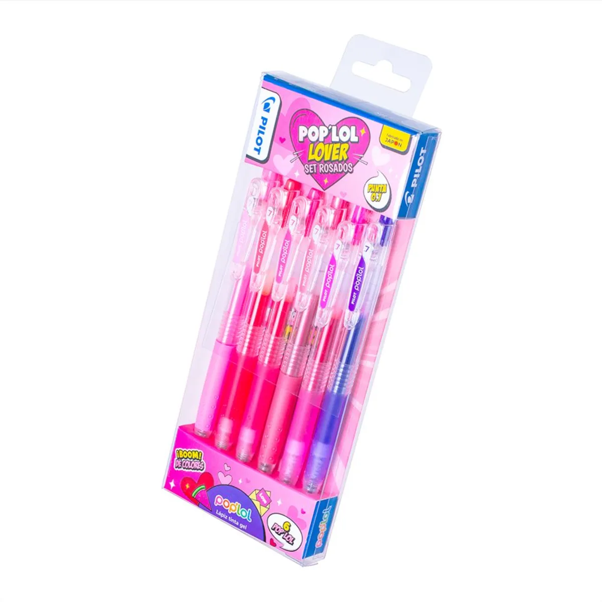 PILOT - Pop'Lol Gel Rosa 6 Colores