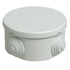 VIMAR - CAJA ESTANCA REDONDA 80x 40mm 4 SALIDAS IP44