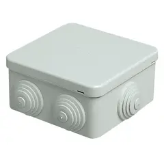VIMAR - CAJA ESTANCA CUADRADA 80x80X40mm 6 SALIDAS IP44