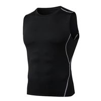 Polera Musculosa Para Hombre - Camiseta Primera Capa Sin Mangas.-