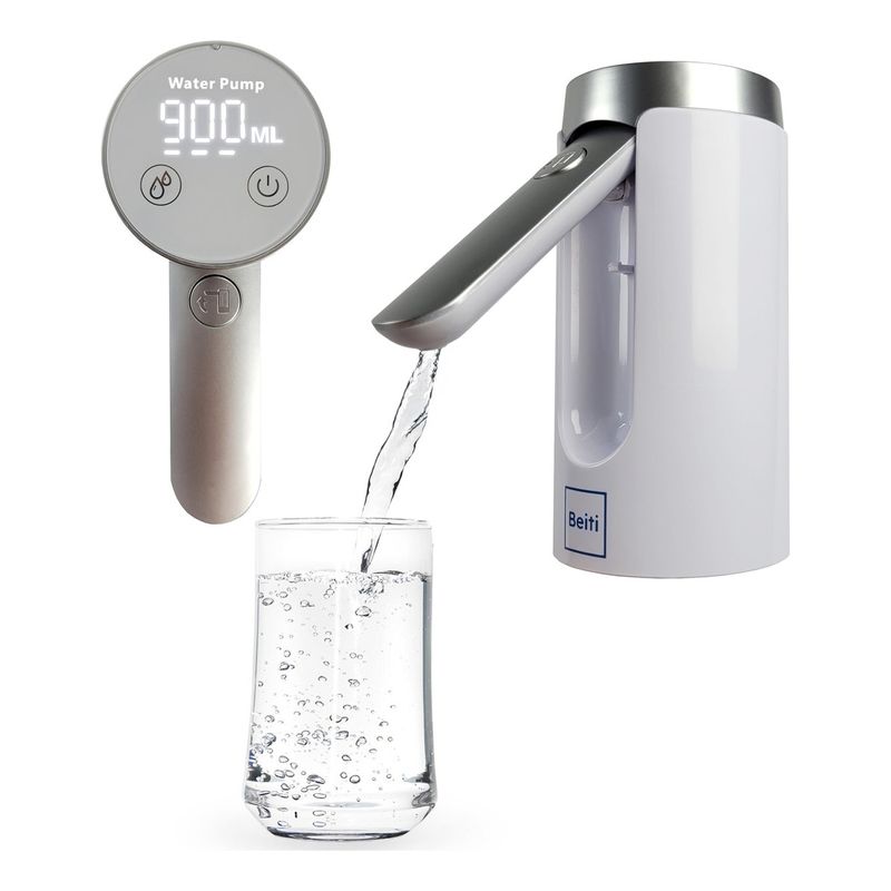 GENERICO - Dispensador De Agua Electrica Portatil Bomba Usb Recargable Blanco