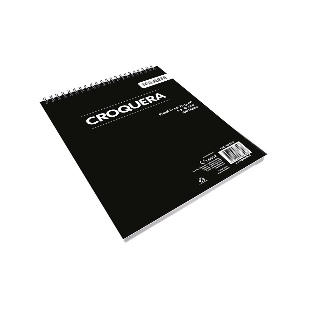 PROARTE - Croquera Proarte 09x13cm 100hjs