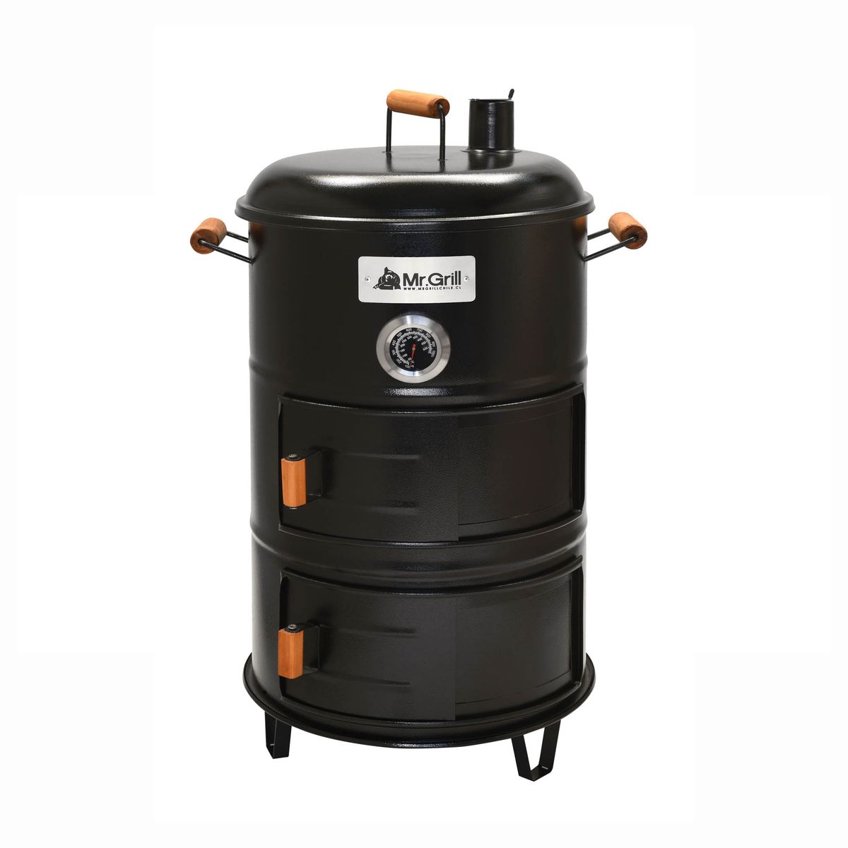 MR GRILL - BARRIL AHUMADOR PARRILLA MR GRILL MEDIANO FIERRO