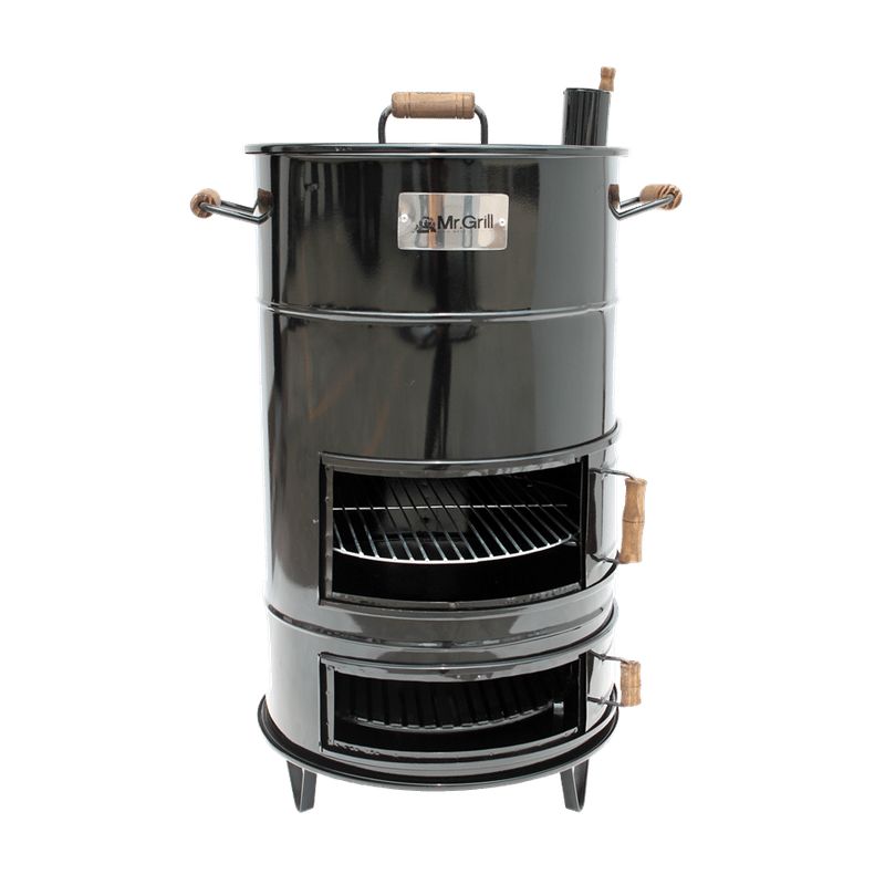 MR GRILL - CILINDRO AHUMADOR MR GRILL MEDIANO FIERRO