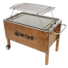 MR GRILL - CAJA CHINA MEDIANA ACERO INOXIDABLE