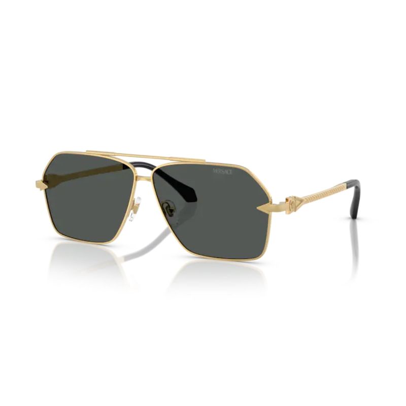 VERSACE - Lentes de Sol Gris Versace