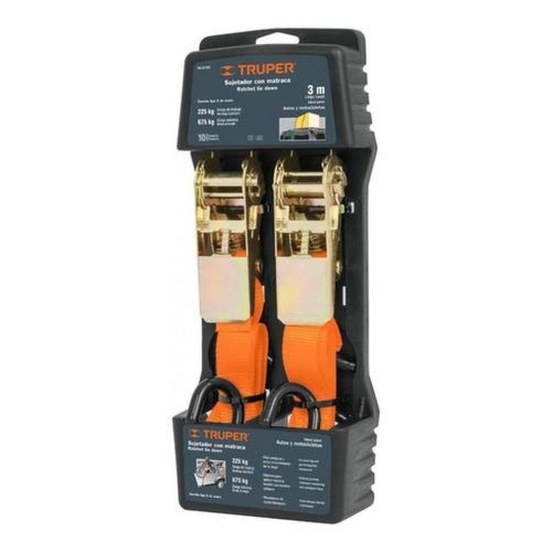 TRUPER - Eslinga Con Matraca Para Carga 675kg Truper - Multicolor
