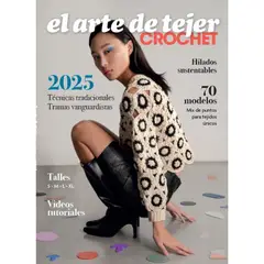 ZIG ZAG - Libro El Arte de Tejer Crochet 2025 - Equipo Veredit