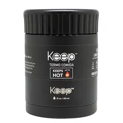 KEEP - Termo Comida 450 ml Color Negro - SC