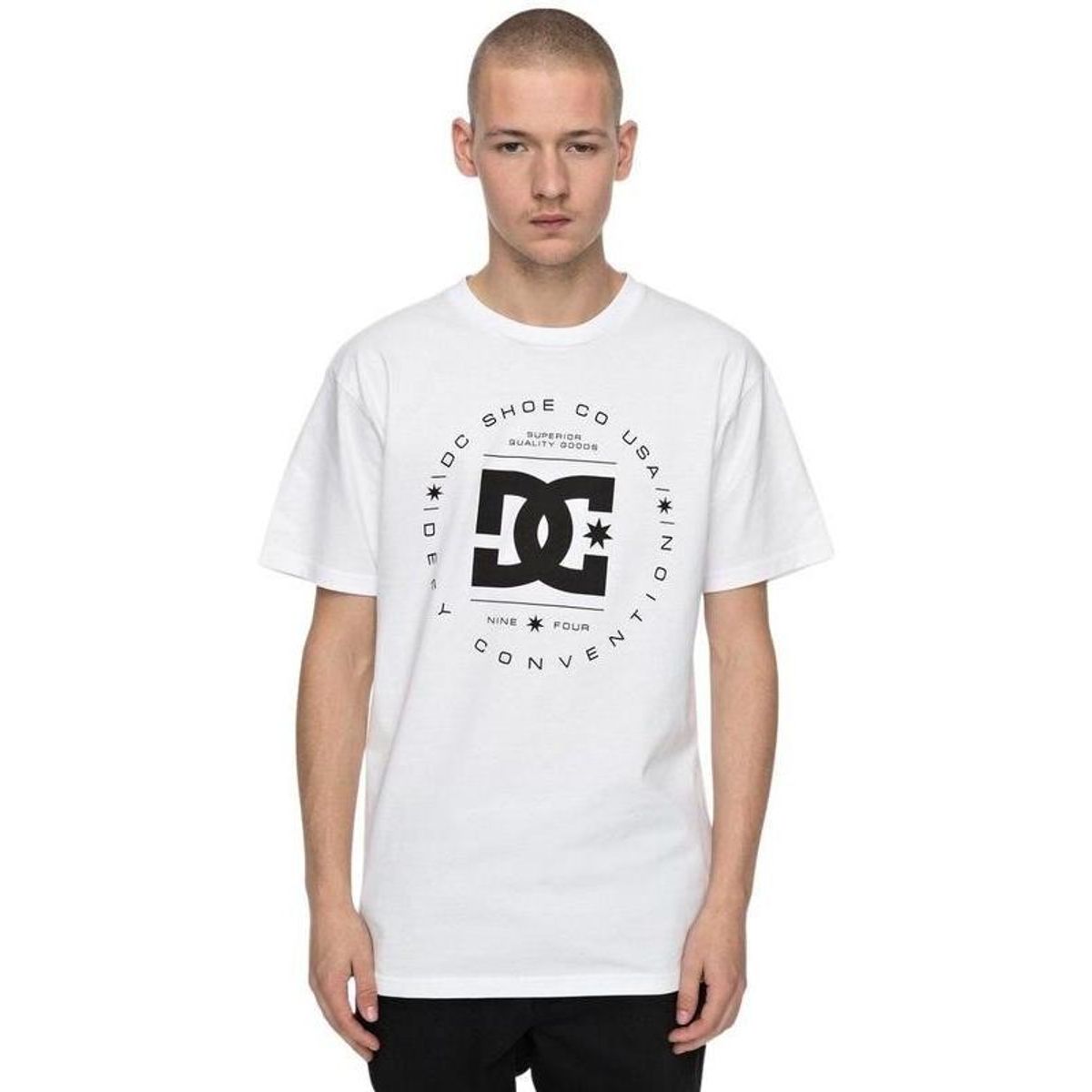 DC SHOES - Polera Hombre Rebuilt 2 Blanco DC
