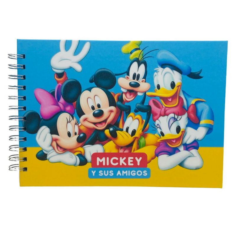 GENERICO - Libro para Colorear B5 de 120 Páginas Mickey y Amigos