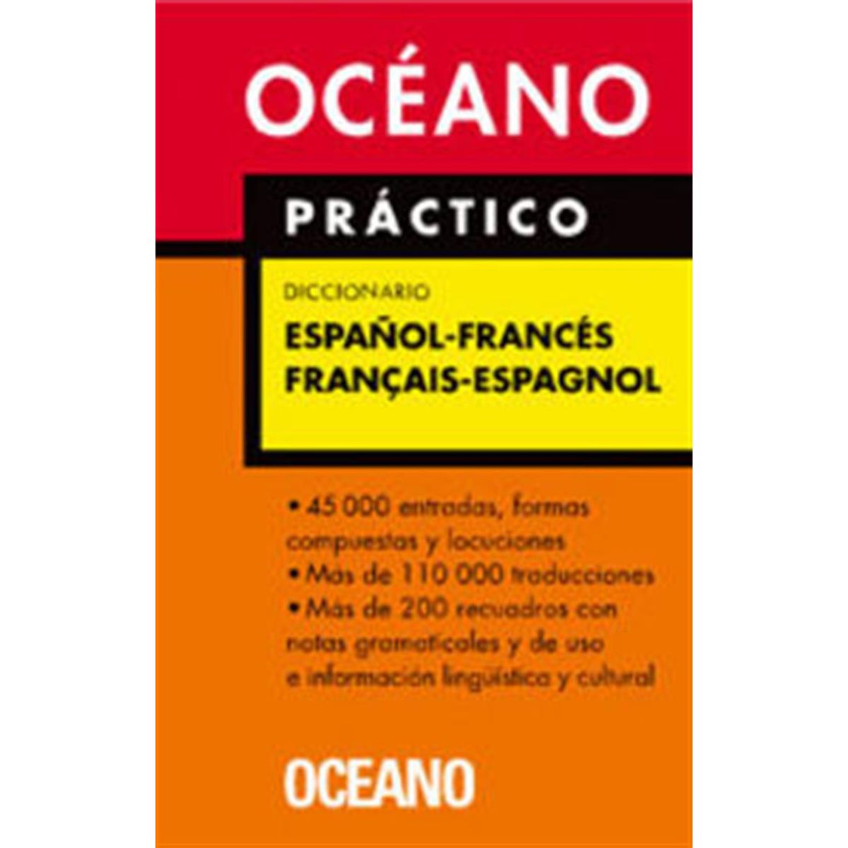 OCEANO - Libro Diccionario Español-Francés Práctico - Océano